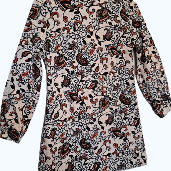 Vintage 70s Psychedelic Mini Dress - Picture 2 of 5